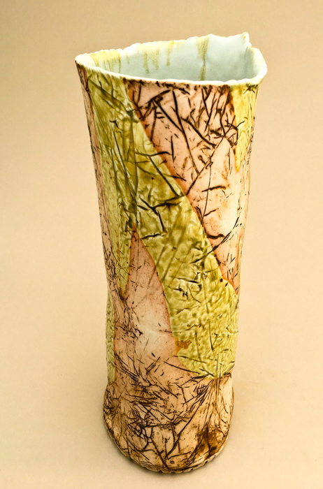 Porcelain vase by Carol Eddy