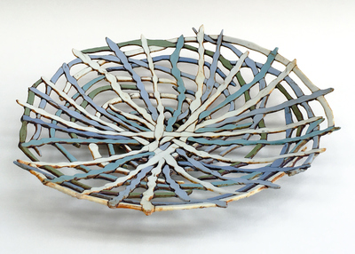 porcelain basket by Carol Eddy